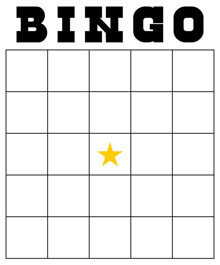 Free Printable Custom Bingo Cards