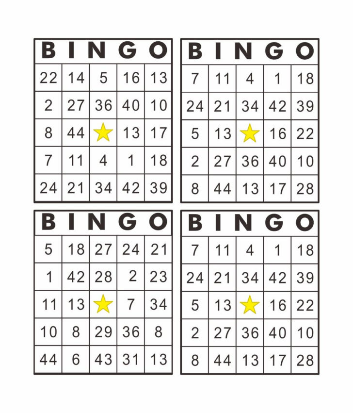 Bingo Cards Free Printable