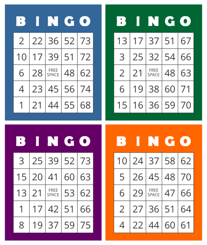 10 Best Free Printable Number Bingo Printablee | Printable Bingo Cards