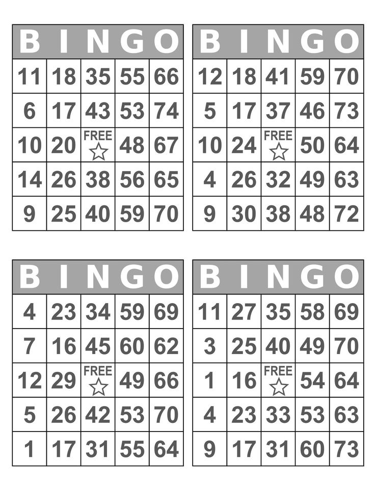 100 Free Printable Bingo Cards Free Number Bingo For Numbers 1 30 
