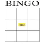 Bingo Card Template 4X4 Cards Design Templates