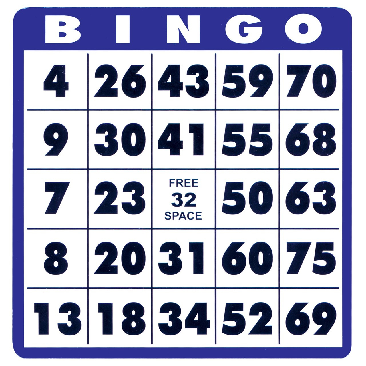 Free Printable Classic Bingo Cards Printable Bingo Cards