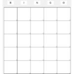 Blank Bingo Template 14 Free PSD Word PDF Vector EPS Format