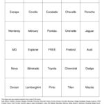 Car Show Bingo Cards To Download Print And Customize