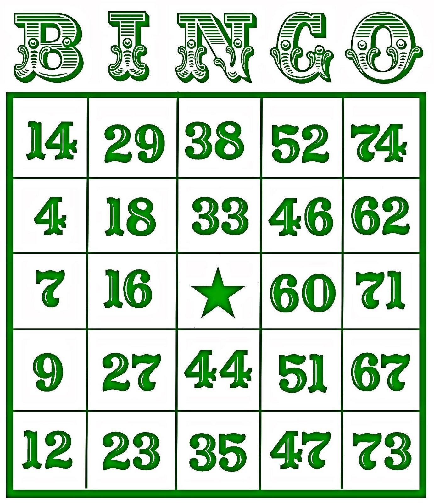 Christine Zani Bingo Card Printables To Share