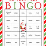 Christmas Bingo Cards Printable Download Prefilled Christmas