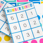 Colorful Number Bingo Card Bingo Cards Printable Bingo For Kids