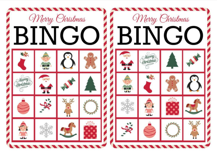 Free Printable Christmas Bingo Cards 1 75