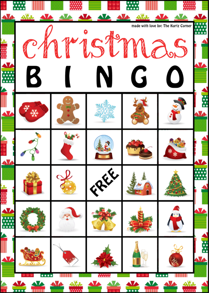 Christmas Bingo Cards Printable